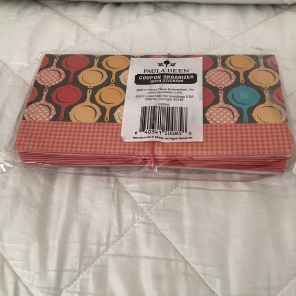 Paula Deen Coupon Organizer with Stickers - Picture 4 of 4